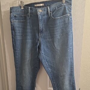 Levi's Women's 311 Shaping Skinny Jeans with Subtle Stud Details Size 32/14
